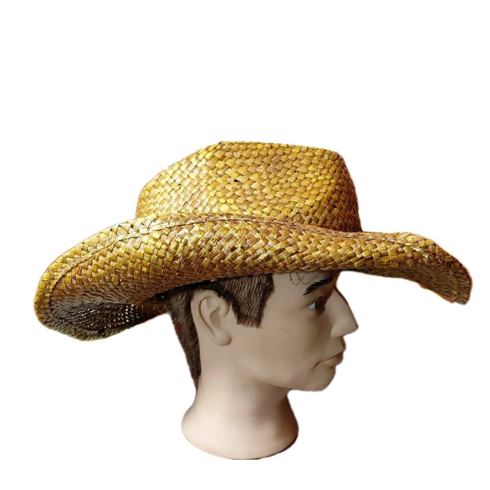Vamuss Unisex Cowboy Western 100% Seagrass Straw Hat Tx150 Size 57CM